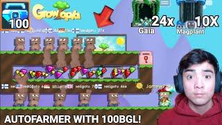 PRO AUTOFARMER WITH 100BGL + (10 MAGPLANT + 24 GAIA) - Growtopia