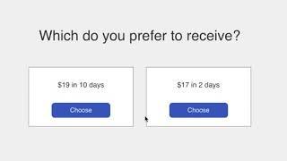 Delayed Discounting Task