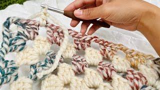 How to crochet a new double crochet stitch - Crochet Tips And Tricks Video Tutorial