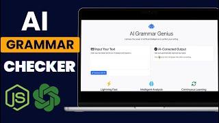 Build an AI Grammar Checker with Node.js & OpenAI API | Step-by-Step Tutorial