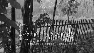 Rainy Nostalgia: A Monochrome Journey Through Pouring Rain, Evoking Memories of Days Gone By | ASMR