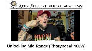 Alex Shelest Vocal Lessons - Unlocking Mid Range ( Pharyngeal NG/W )