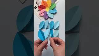 Easy flower making with paper# Craft ideas by chanda!