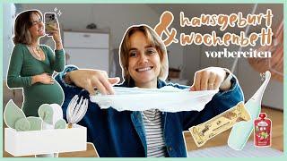 Pack with me: Hausgeburt & Wochenbett vorbereiten | 2. Geburt Zuhause