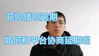 花呗借呗逾期以后，如何和平台协商延期还款呢，这个视频教会你