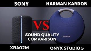 Sony XB402M Vs Onyx Studio 5 - Sound quality comparison