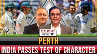 Perth | India Passes Test Of Character | Caught Behind it