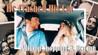 He Crashed His Car, Autumn Shopping & Hen fun