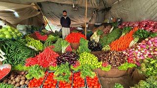 পাকিস্তানে টাটকা শাক সবজির দাম  Vegetable Market in Pakistan 