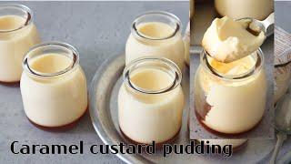 Sub) 노오븐) 보들보들 순삭하는 캐러멜 커스터드 푸딩 : Caramel custard pudding │Brechel