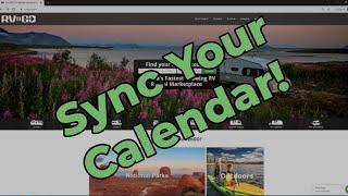 How to Synchronize Your RVnGO Calendar to Your Computer