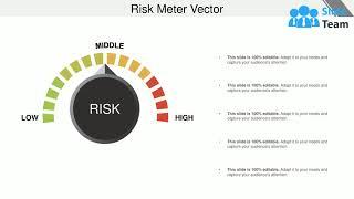 Risk Meter Vector