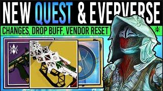 Destiny 2: JUICY EVERVERSE & NEW QUEST! Reward UPDATES, Weapons, Vendors & More (May 27th)