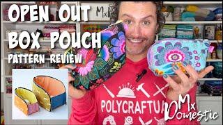 Open Out Box Pouch (by Aneela Hoey) Pattern Review with Mx Domestic