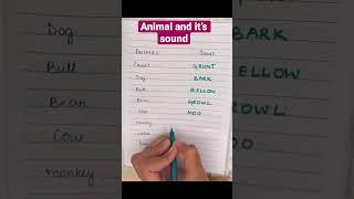 Animal sounds #shorts #shortsvideo #shortsfeed #shortsviral #shortsyoutube #kids #preschool #grade1