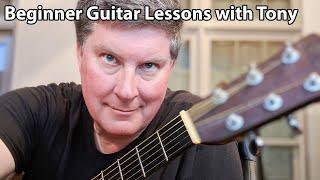 Beginner Guitar Lesson #1 Part 2 - with Tony Lee Glenn