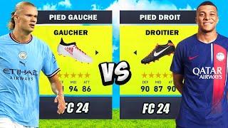 DROITIER vs. GAUCHER... sur FC24 !  (Énorme surprise des Droitier)