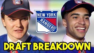 New York Rangers DRAFTED SOME POTENTIAL STARS | Rangers 2024 NHL Draft Recap