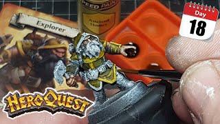 Speedpainting HeroQuest Explorer Miniatures like the Box ART!!!