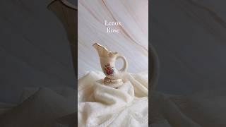 레녹스 앤틱 로즈 화병 Lenox Rose Vase 빈티지 꽃병 인테리어 소품 오브제 장식 | 미묘한피크닉