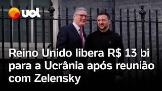 Zelensky se encontra com o premiê do Reino Unido após embate com Trump: 'Apoio inabalável'