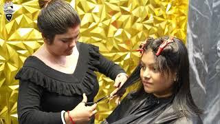 LADIES HAIRCUT BY FEMALE BARBER |RAINBOW BEAUTY AND TATTOO#rainbowasmr