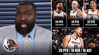 NBA Today | Perk reacts to Nikola Jokic & Russell Westbrook drive Nuggets to overtime win over Nets