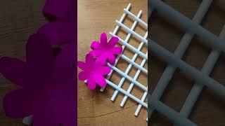 DIY Wall hanging using straws #craft #diy