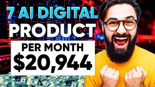 7 AI Digital Products Generating $20,000/Month: Top Passive Income Strategies for 2024!