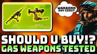 SHOULD U BUY THE NEW WARBOND - ALL GAS WEAPONS TESTED - MY THOUGHTS | HELLDIVERS 2 CHEMICAL AGENTS