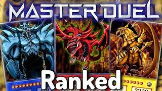 3 Egyptian Gods vs in Yu-Gi-Oh! Master Duel Ranked