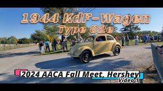 1944 Kdf Wagen Type 82e 2024 AACA Fall Meet, Hershey Car Show #vwbug #kdf #vwtype1 #volkswagenlife