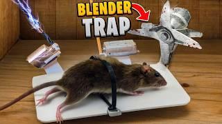 I Invented BRUTAL Modern Blender Rat Trap!