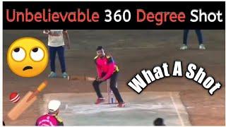 Unbelievable 360 Degree Shot Play By A Tennis Player | Cricket  | TMK PLUS |