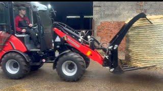 MINI WHEEL LOADER IS SUPER HANDY ON THE FARM!