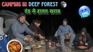 Winter Night Camping In Deep Forest | Camping In India | Bora The Camper