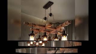 Maso Light vintage wood lamp interior design video show