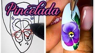 pincelada para principiantes - pincelada para uñas paso a paso #quedateencasa