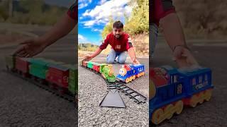 New RC Express Train vs Steam trainTesting 