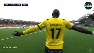 Chilufya's Highlights Against AIK [ 01/10/2023]