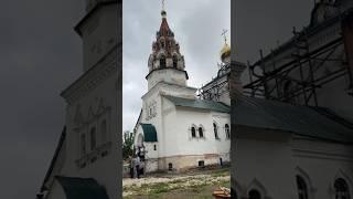 Готовим кашу на фестивале колокольных звонов в Аверкиево #каша #русскаякухня #храм #фестиваль