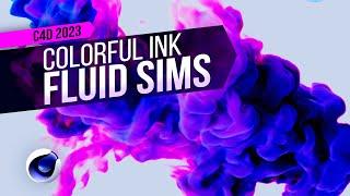 Ink in Liquid Simulation Using Cinema 4D Pyro