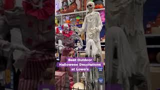 FRIGHTENING FINDS Lowes Halloween Decorations 2023 | Halloween Outdoor Decor Ideas