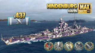 Cruiser Hindenburg on map Haven - World of Warships