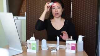 NuFace Trinity PRO Series Anti-Wrinkle Remover (AWR) LED Skin Treatment TUTORIAL