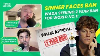 Jannik Sinner vs WADA. World No.1 faces potential 2 year ban as WADA appeal "no fault" verdict