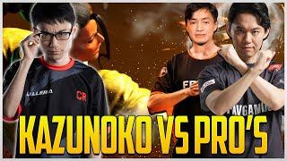 SF6 Season 2.0 ▰ Kazuoko Shows His Jamie Level To Pro Players!  【Street Fighter 6 】