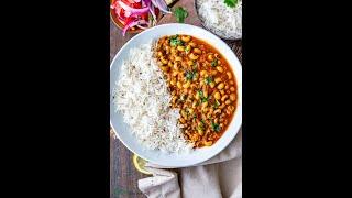 Lobia Masala Curry | Lobia recipe | Instant Pot Black eyed peas curry #shorts