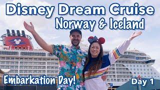 Embarkation Day! | 12-Night Disney Dream Cruise to Norway & Iceland | Disney Cruise Line July 2024