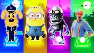 Sheriff Labrador - Minions - Crazy Frog - Blippi - Tiles Hop EDM Rush